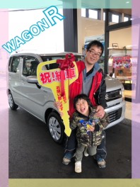 Y様のワゴンRを納車させていただきました！